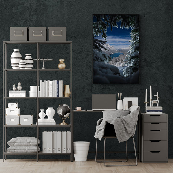 Moonlit Night at Peyto Lake